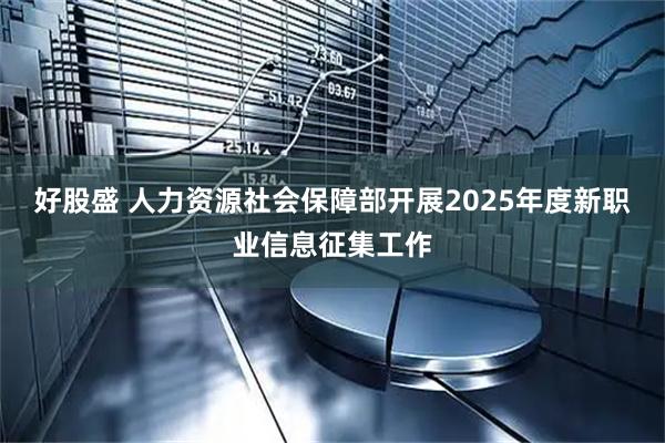 好股盛 人力资源社会保障部开展2025年度新职业信息征集工作